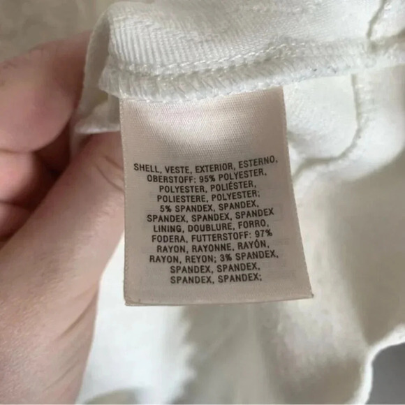 Anthropologie Maeve Caye Scalloped Dress White M - Picture 8 of 14